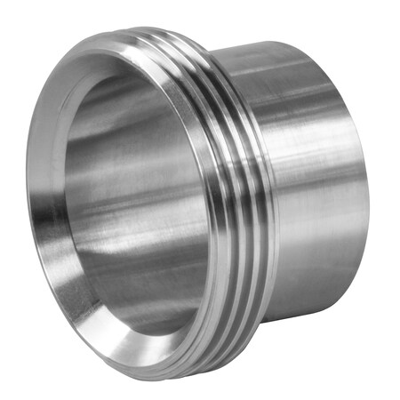 1-1/2 Threaded Bevel Seat X Weld End - 1-1/2 Long 304SS